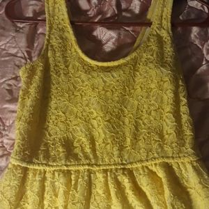 Yellow Girls Dress